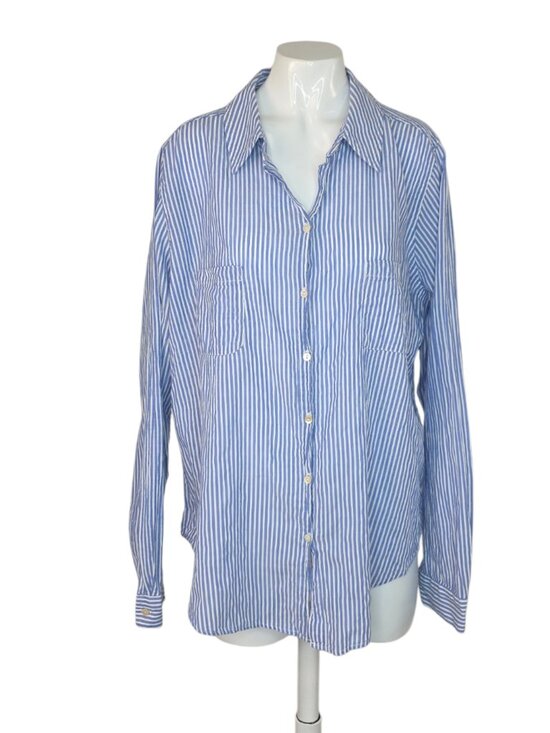 Lilly Pulitzer Tops - Lilly Pulitzer Striped Long Sleeve Lightweight Cotton Summer Button Up, XL